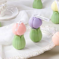 Geburtstag Hochzeit Valentinstag Geschenk Schöne Tulpe Knospe Blumen form Duft kerze