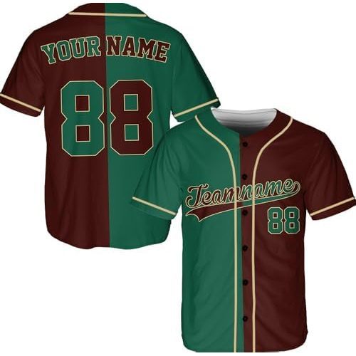 Green  Maroon  Beige