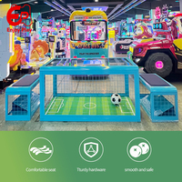 Table de football de table personnalisée en gros pour 2 joueurs, machine d'arcade interactive sous table pour aires de jeux et parcs pour enfants