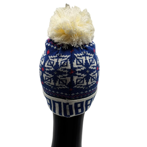 Proveedor de Taiwán, Gorros de Punto Jacquard 100% Acrílico, Unisex, 56-58CM, para Adultos, con Logotipo Personalizado para Venta de Exportación - Product Image 1