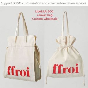 Reusable Eco Friendly Plain Cotton Designer Shop <b>Print</b> Customized logo Shopping Grocery Custom Canvas Tote Bag - Product Image 6