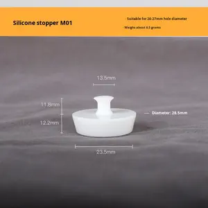 <span class=keywords><strong>Bouchon</strong></span> de vidange en caoutchouc de <span class=keywords><strong>silicone</strong></span> haute température pour baignoire, serpillière, piscine, seau en bois et <span class=keywords><strong>évier</strong></span> à linge - Product Image 6