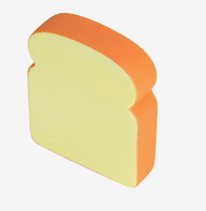 Jouets anti-stress personnalisés en forme de tranches de pain, balles à presser pour boulangerie, logo imprimé, cadeau en gros - Product Image 1