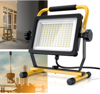 Projecteur LED portable en aluminium moulé sous pression, étanche IP65, haute puissance, pour jardin, stade, construction