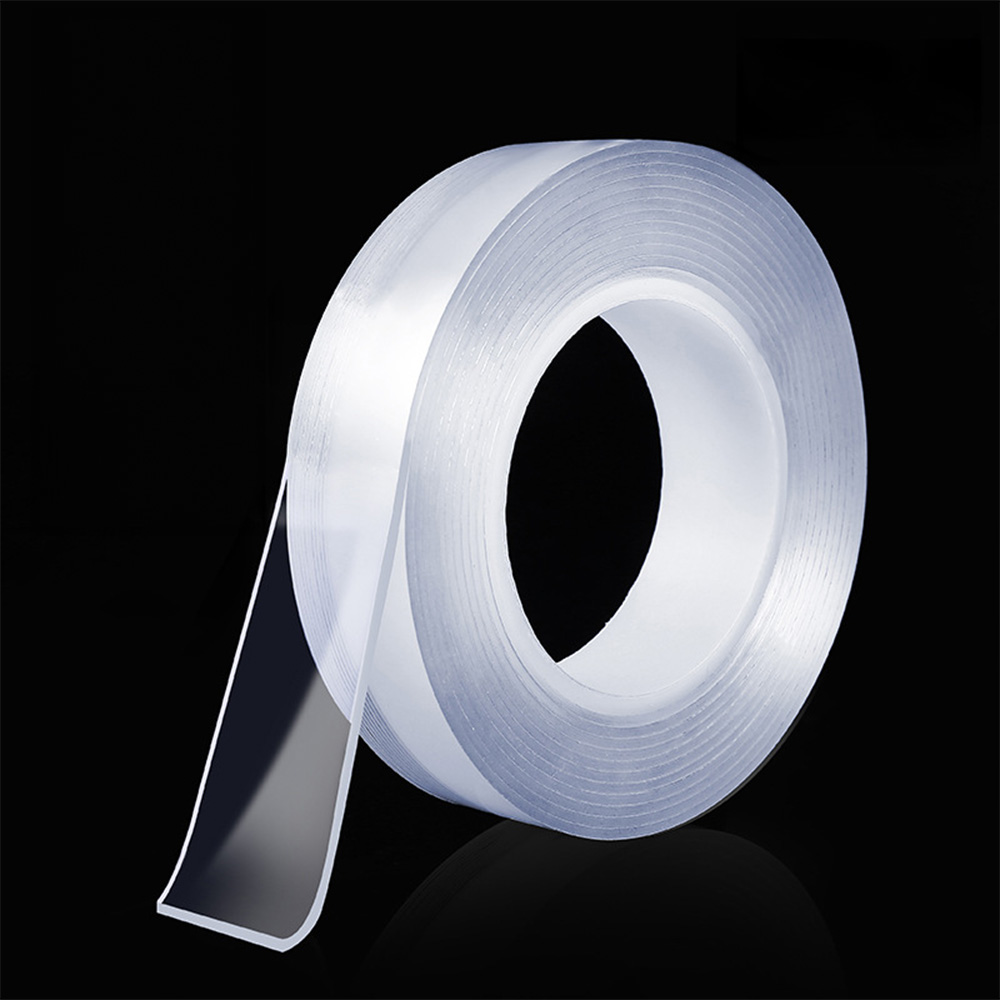 Clear Heavy-Duty Acrylic Nano Tape Self-Adhesive Waterproof Double Sided Reusable Adhesive Paper Film Removable Sticky Strip