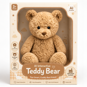 Juguete de peluche inteligente con IA, con cubierta desmontable y lavable, que habla, compatible con ChatGPT, con IA, 60 idiomas, juguete de compañía para interiores - Product Image 3