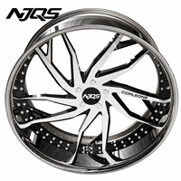 Jantes forgées NJQS GALANTE SF 5437 18 pouces 19 pouces, jantes en alliage personnalisées 5x112, kits de tuning pour Mercedes E63