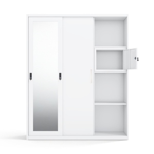Armario de Acero Impreso con Puertas Correderas con Espejo de 1500 mm - Product Image 4