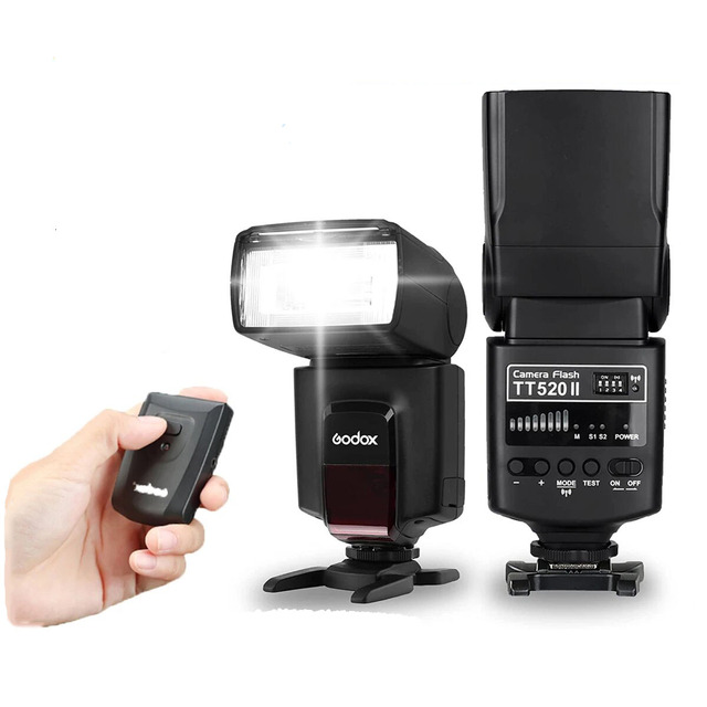 Godox TT520II Wireless Camera Flash Speedlite Thinklite with Build-in 433MHz Signal for Pentax Olympus DSLR