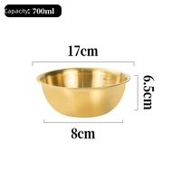 Bol de cuisson en acier inoxydable style coréen, le plus vendu en liquidation, pour la préparation de nouilles, salades, fruits, plats froids et pâtisseries – Design moderne