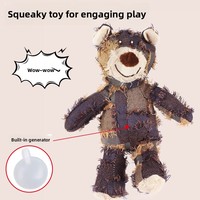 Jouet à mâcher pour chien en peluche écologique, résistant aux morsures, indestructible, pour la dentition et le nettoyage dentaire
