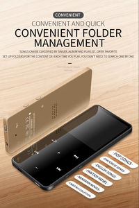 Mini Reproductor MP3 MP4 con Pantalla Táctil de 1.8 Pulgadas, Compatible con Tarjeta TF, USB 2.0, Formato de Audio WAV - Product Image 3