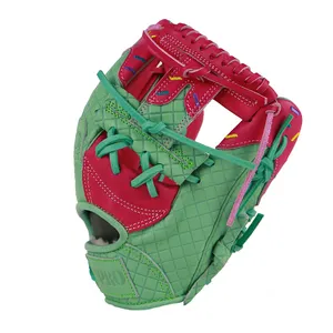 NPRO Professional Custom Baseball Mitt Guantes de béisbol de cuero de 11,5 pulgadas Steerhide