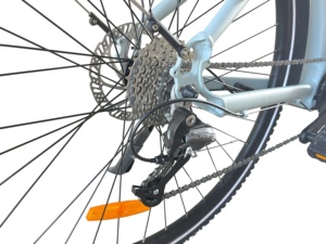 Vélo Électrique Rétro Urbain 700C pour Hommes avec Moteur Central, Batterie au Lithium, Assistance au Pédalage et 9 Vitesses Électroniques – E-Bike <span class=keywords><strong>Gravel</strong></span> - Product Image 4