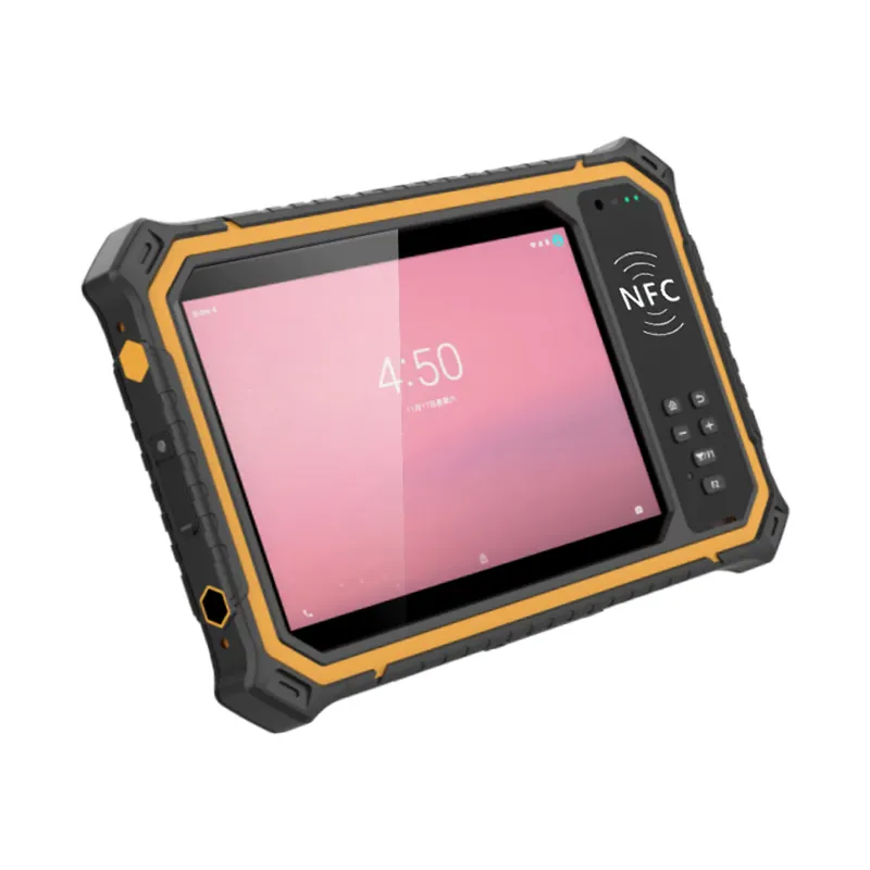 R80 R8016 industrial rugged android tablet pc computer 8 inch pdas ip67 barcode qr code reader with nfc module price