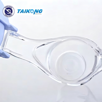 Bouteille d'eau en plastique transparente avec logo personnalisé, impression sérigraphique, cadeau promotionnel