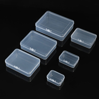 Caja de Almacenamiento Rectangular Pequeña de PP Reciclable Universal, Nueva, de 5.5*4cm, para Joyas y Relojes, Venta al Por Mayor