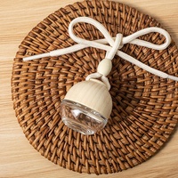 Diffuseur d'huiles essentielles pour voiture, flacon vide pour désodorisant de voiture, flacon de parfum suspendu, accessoires de décoration parfumée