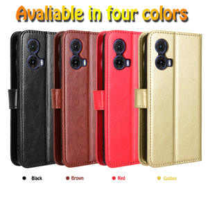 Funda Cartera para Moto G85 <span class=keywords><strong>5G</strong></span>, Funda Protectora para Teléfono Móvil con Tapa Magnética y Soporte para Tarjetas de Cuero PU Vintage para <span class=keywords><strong>Motorola</strong></span> S50 Neo G85 <span class=keywords><strong>5G</strong></span> - Product Image 6