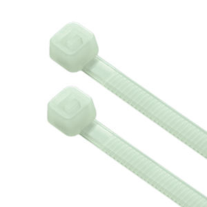 Offre exceptionnelle : attaches-câbles en nylon 66 vert industriel, flexibles, libérables, résistantes aux hautes températures, indice de résistance au feu 94V-2 - Product Image 1