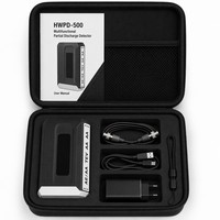 Detector de Descargas Parciales Todo en Uno Haowei HWPD-500 con Pantalla LCD, UHF, TEV, HFCT, AE, AA, Analizador Ultrasónico de Contacto de 20kHz-300kHz