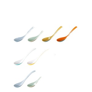Xiangyuan melamine spoons, restaurant and hotel commercial soup spoons, <b>plastic</b> spoons, ladles, hot pot colorful imitation - Product Image 5