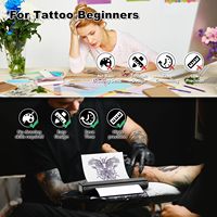 Imprimante thermique sans fil A4 Phomemo M08F pour pochoirs de tatouage, copieur professionnel de pochoirs pour les artistes tatoueurs, fournitures de studio