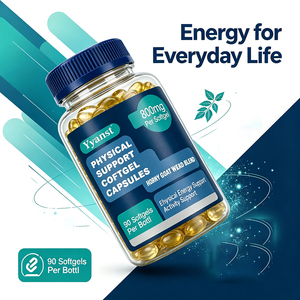 Complément alimentaire à base de plantes pour le soutien physique, extrait de Horny Goat Weed 800mg, 90 gélules, pour maintenir l'énergie des hommes actifs au quotidien, OEM - Product Image 2