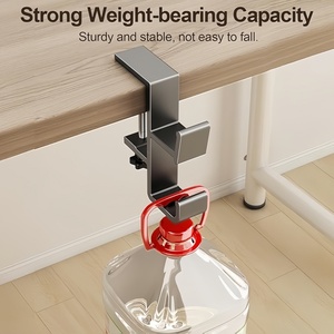 Gancho Metálico Ajustable <span class=keywords><strong>para</strong></span> Escritorio con Diseño de Abrazadera <span class=keywords><strong>para</strong></span> <span class=keywords><strong>Colgar</strong></span> Mochilas, Auriculares, Botellas de Agua y <span class=keywords><strong>Llaves</strong></span> en la Oficina o el Escritorio de un Estudiante - Product Image 5