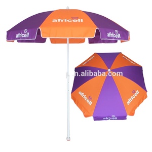Parasol de plage publicitaire pliable et imperméable <span class=keywords><strong>Fanta</strong></span>, structure en acier inoxydable, tissu polyester, usage hospitalier, rayon de 100 cm, 8 panneaux - Product Image 4