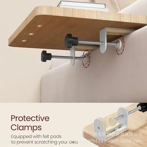 Wooden Hanging Tray Detachable Bedside <b>Shelf</b> Solid Wood <b>Hook</b> Type Storage Rack For Bedroom Personal Care Items - Product Image 4
