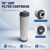 Cartouche filtrante UDF 10 pouces en gros pour usine, élimine le chlore et les pigments, pour équipements de filtration RO commerciaux et résidentiels