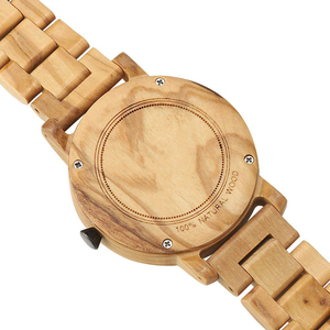WYGICOO Jam Tangan Kayu Reloj De Madera Montre <span class=keywords><strong>En</strong></span> Bois นาฬิกาไม้ไผ่,นาฬิกาข้อมือผู้ชายหรูทำจากไม้ไผ่ - Product Image 4