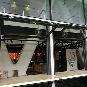 Ventana Corredera Plegable de Aluminio, Suministro Directo, Ventana Panorámica, Ventana Corredera para Cafetería, Ventana para Tienda de Té con Leche - Product Image 2