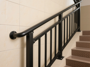 מעקות ומעקות יד ממתכת עמידה בפני חלודה, מצופות פלדת פחמן ופלדה מגולוונת, בעלות תקן אירופאי בעבודת יד, עם ציפוי אבקה. - Product Image 6