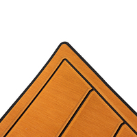 Feuilles de mousse EVA à cellules fermées en gros, antidérapantes, imitation teck, revêtement de pont de bateau marin, 1200*2400mm