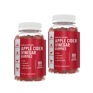 天然ヘルシーで栄養価の高いアップルサイダービネガーソフトキャンディーボトル解毒用スリミング活性化ミントハード - Product Image 3