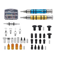 34 pièces en alliage de titane magnétique Kit d'outils de débosselage de voiture outil de levage marteau à percussion pour tôle non peinte pour PDR outil Vehi
