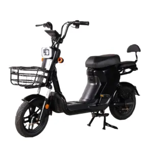 Retro City Bike Elektrische Twee Wielen Elektrische Scooter 45kmh Met Vet Wiel Poldable Elektrische Fiets Voor Volwassenen