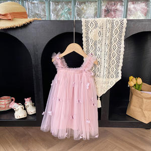 All'ingrosso nuove tendenze disegni di moda Baby Baby Girl 0-12 mesi vestito da bambino per abbigliamento neonato senza maniche - Product Image 5