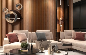 Акустические панели Akupanel из современного дерева для звукоизоляции отелей и спален, экологичный дизайн - Product Image 3