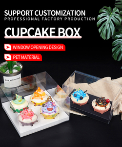 Caja de Embalaje Transparente para Tartas de Huevo, Caja para Takoyaki, Caja para Mafen, 2/4/6 Cápsulas - Product Image 1