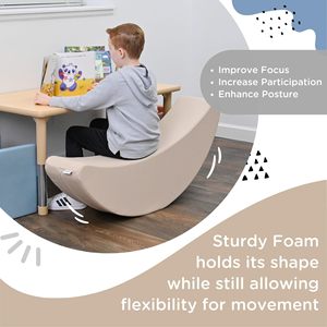 Children's Banana Chair <b>Ergonomic</b> Foam Seat For Classroom Kindergarten Use - Product Image 3