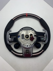 Volant sport en cuir et fibre de carbone pour <span class=keywords><strong>Mercedes</strong></span> Gls X166 A-b-c-s-e W204 W205 W463 W464 W213 W219 W222 A45 E63 Gle <span class=keywords><strong>Clas</strong></span> C250 - Product Image 6