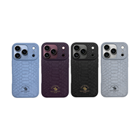Nouvelle tendance : Étui rigide antichoc magnétique en PU style Polo Knight pour iPhone 18 Pro Max, 17 Pro Max, 18 Pro avec texture crocodile