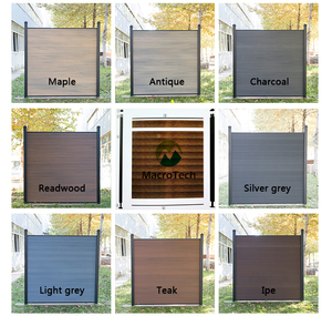 Cercas de Madera Plástica Compuesta (WPC) para Jardín, Resistentes al Deslizamiento y Anti-UV, OEM/ODM/Personalizadas - Product Image 2