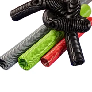 Customized Corrugated Threaded Pipe For Vacuum Cleaner Retractable Vacuum PU Hose Accessories Flexible Hose Pipe Tube