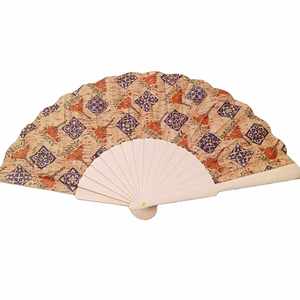 Abanico de Mano de Corcho Portugués Genuino de 23 cm, Ecológico y Vegano, para Artículos Promocionales y Fiestas - Product Image 3