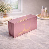 Boîte d'emballage magnétique de luxe personnalisée avec insert en mousse pour cosmétiques, soins de la peau, ensembles de beauté, parfums et produits cadeaux