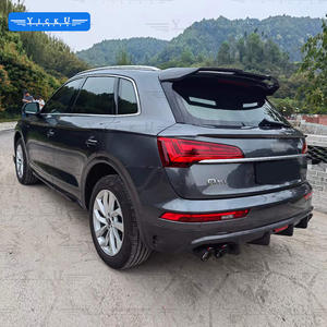 Kit carrosserie en fibre de carbone pour <span class=keywords><strong>Audi</strong></span> Q5L 2018-2022 jupe latérale pelle avant diffuseur arrière aile arrière calandre supérieure CF - Product Image 5